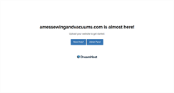 Desktop Screenshot of amessewingandvacuums.com