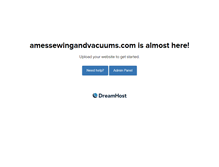 Tablet Screenshot of amessewingandvacuums.com